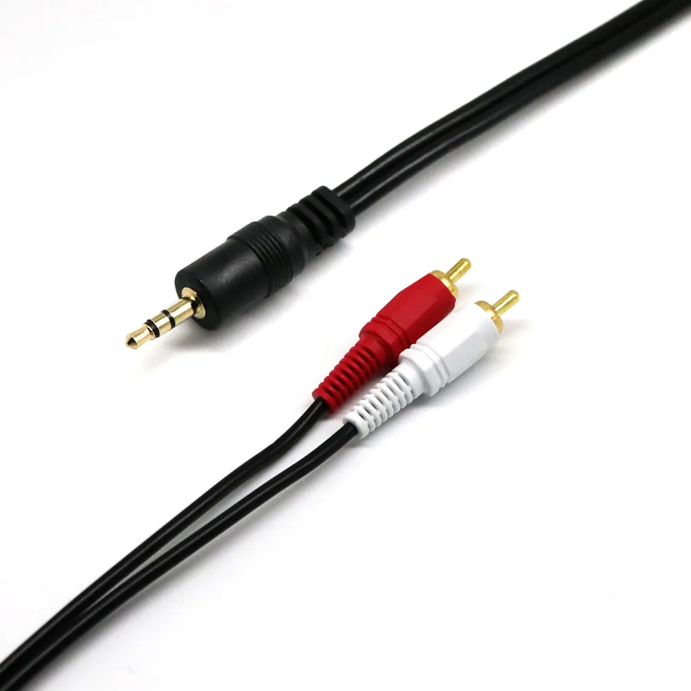 

CARPPRIE Factory Price Audio Cable 3.5mm Jack On RCA Jack RCA Jack RCA To AUX Jack 1.5M/3M/5M/10M/15M Jan18 A