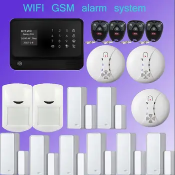 

G90B plus gsm WiFi Alarm System APP control smart home intruder alarm system support alarm linkage burglar alarm system