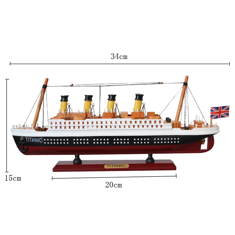 Titanic деревянные модели парусного корабля предметы мебели креативная лодка морской домашний декор подарки ремесла украшение сувенир