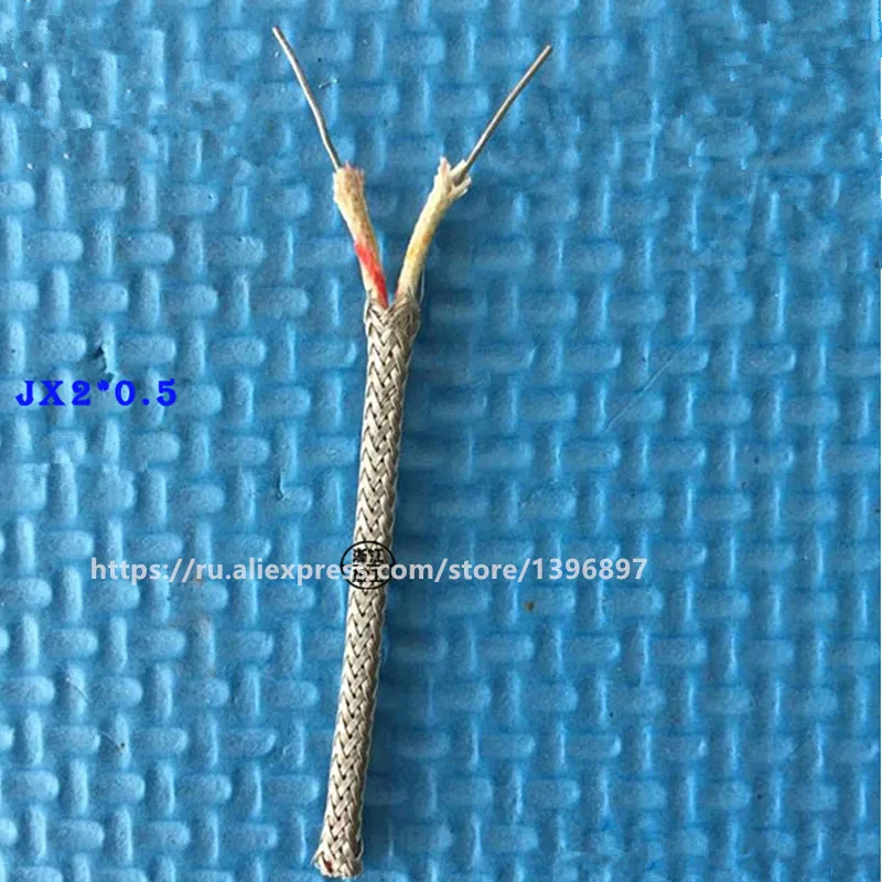 

Stainless steel shielded thermocouple wire / Jx-type line / standard 2 * 0.5mm