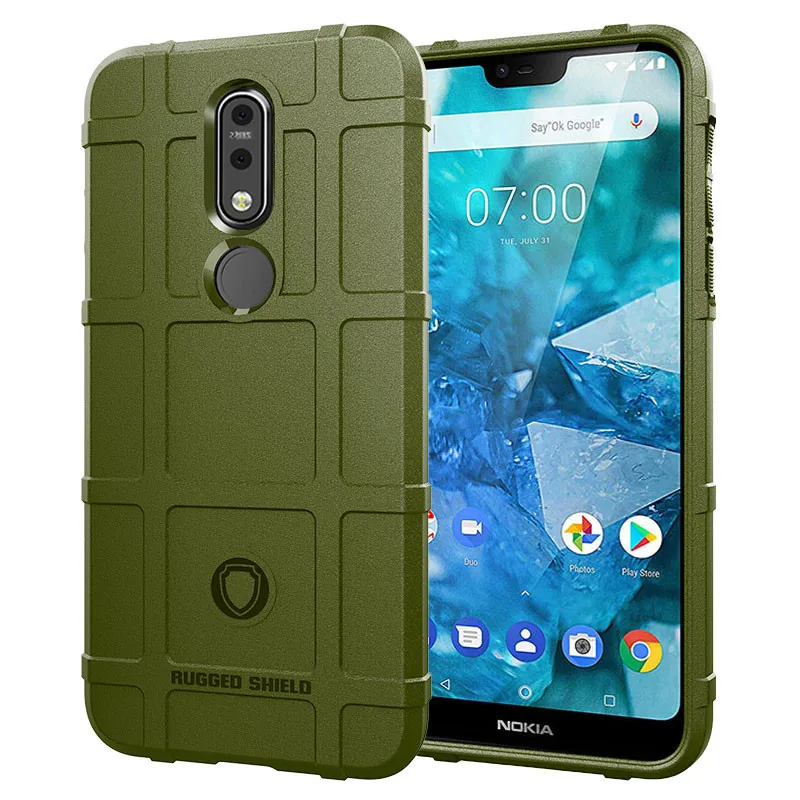 

For Nokia x3 7.1 9 PureView case coque Slim Silicone Rugged Shield Matte Cover Case on for Nokia X7 7.1plus 4.2 1Plus case