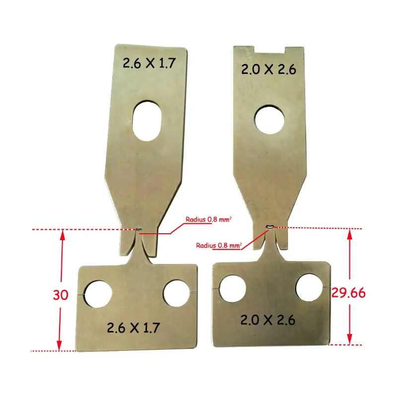 

wire cutting machine blade + mute terminal machine blade&blade for crimping machine