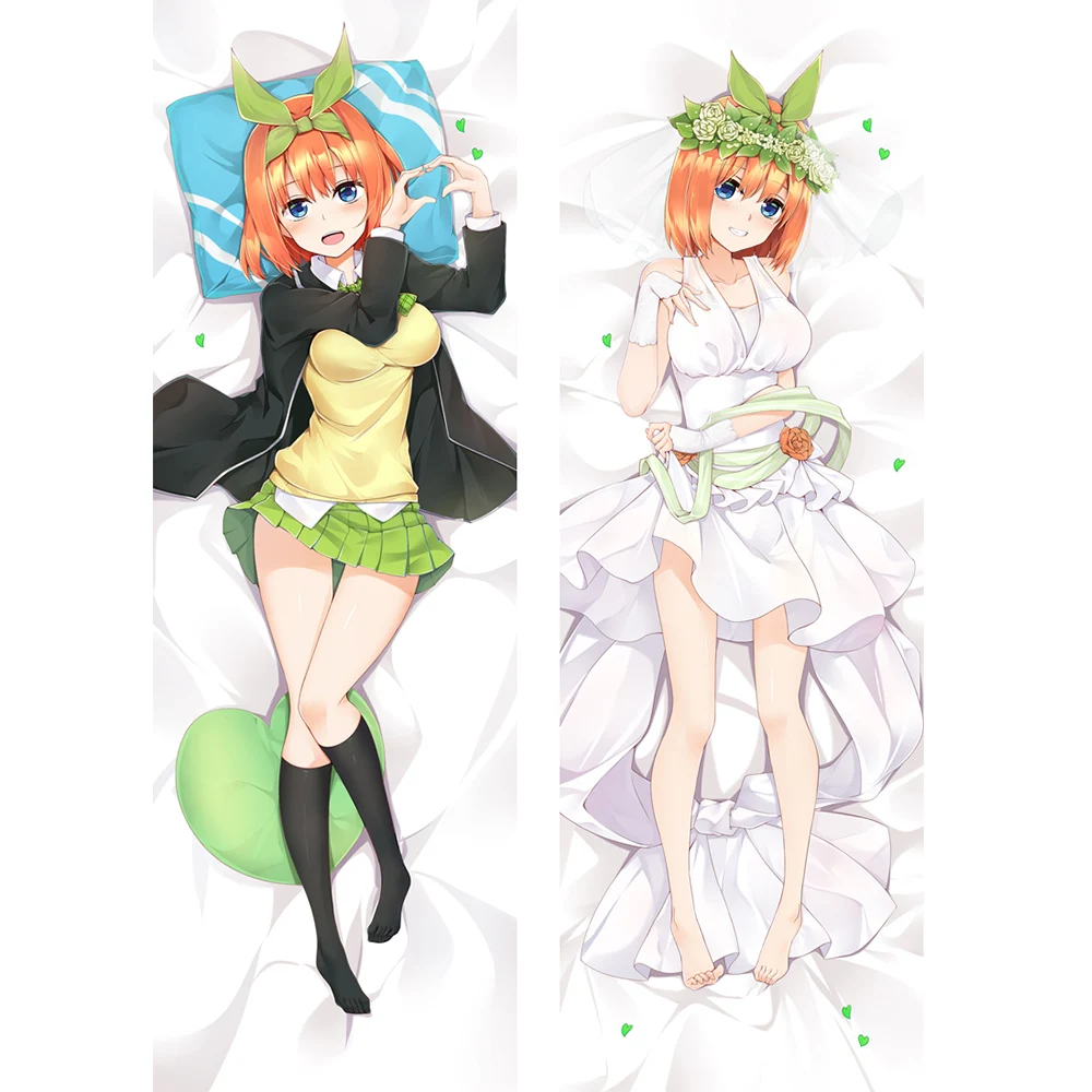 

Newly The Quintessential Quintuplets Body Pillow Cover Case Nakano Yotsuba Decorative Dakimakura Pillow covers New
