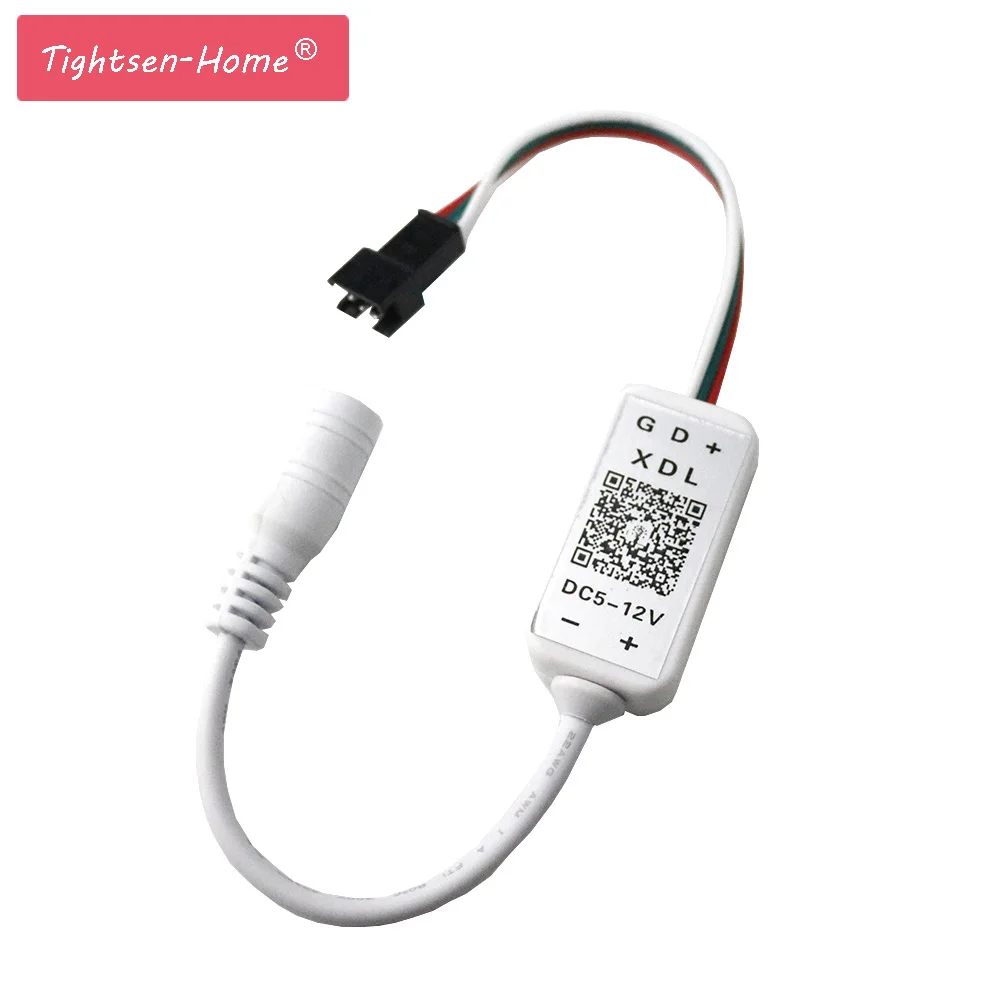 DC5V 12V XDL волшебный светодиодный контроллер Bluetooth SPI для всех видов IC пикселей света