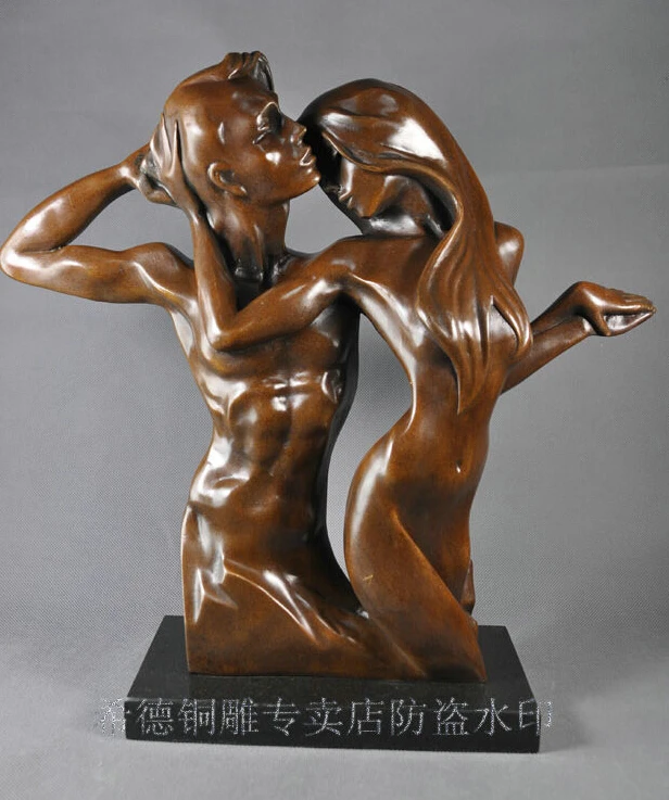 Ар деко скульптуры человек любовь женщина бронзовая статуя|statue resin|sculpture wallstatue of