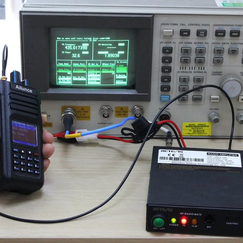 РЧ усилитель мощности Retevis RT91 30 40 Вт для цифровой/аналоговой рации DMR
