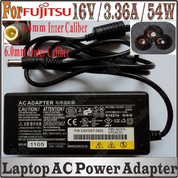 

DHL Shipping Universal Laptop Charger 16V 3.36A 54W For fujitsu Power Adapter Lifebook C-4120 E-5140 I-4187 Stylist 1000 S-5582