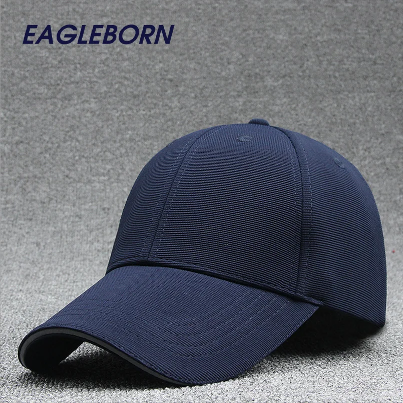 EAGLEBORN Новинка Masculino SnapbackS Casquette Gorras пустой изогнутый сплошной цвет Регулируемая бейсбольная кепка Bone cap s - Цвет: Blue