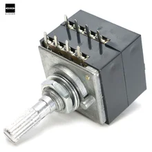 Potentiometer 100K Log Audio Amp Volume Control Pot Stereo W Loudness for ALSP New Arrival High Quality Potentiometers