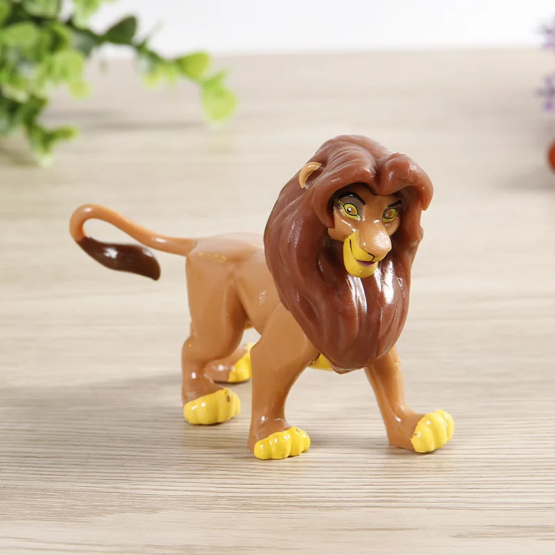 Disney игрушки 6 шт./компл. 4 7 см с принтом &quotКороль Лев: Симба фигурку Mufasa Нала&quot