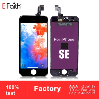 

100 PCS Efaith AAA Quality LCD Assembly For iPhone SE LCD Display with Touch Screen Digitizer + Repair Tools Gift