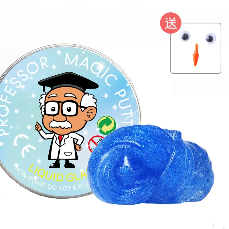 2019 Transparent Slime Toys Crystal Glue for Fluffy Putty Cloud Slime Plasticine Clay Light Polymer Kids Antistress Toy Gift (13)