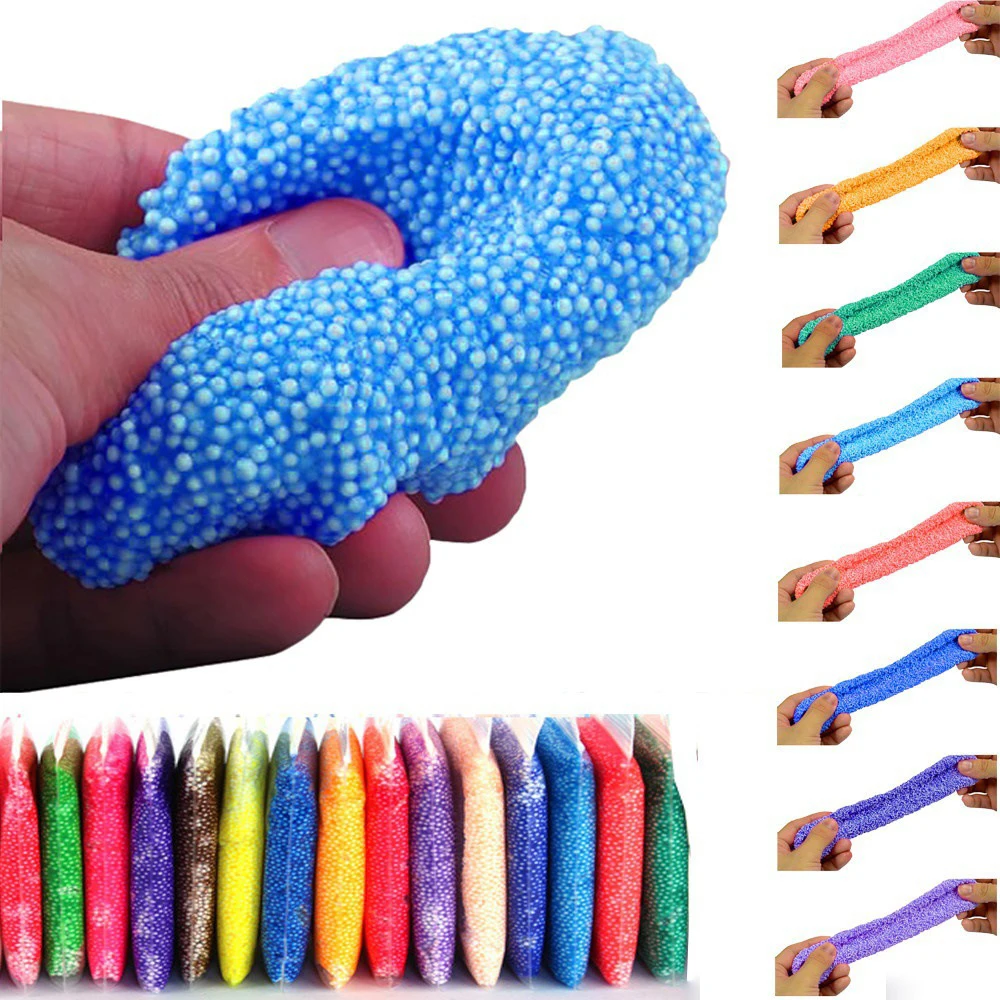 Multi Colors Snow Slime Anti stress Mud For Children Diy Educational Toy 100g/pack Vent Tricky | Игрушки и хобби