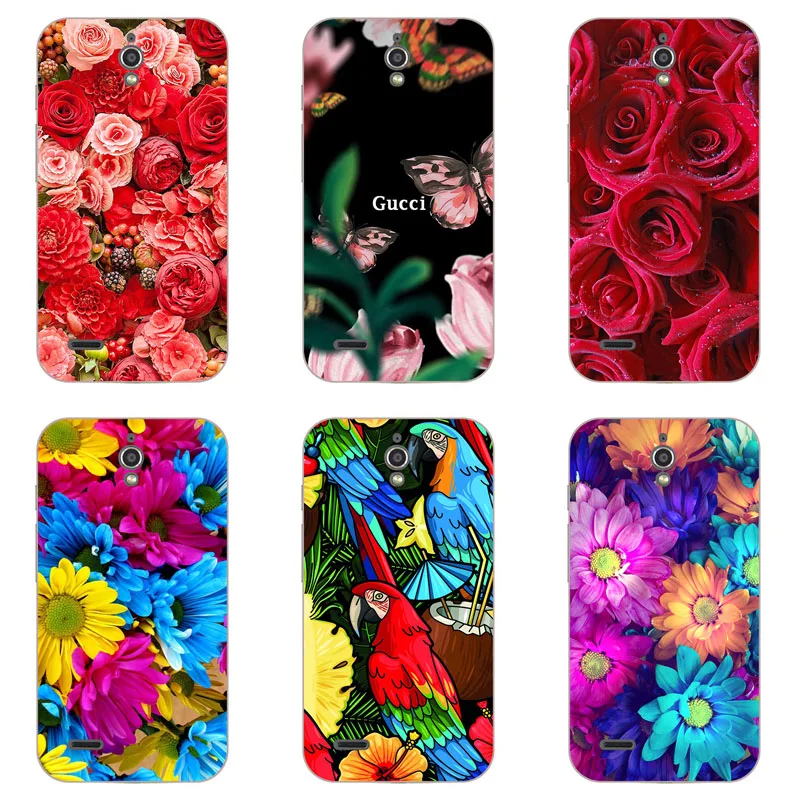 

case for Huawei G610 soft Silicon cartoon cat Painting Soft TPU Back Cover for Huawei Ascend G610 C8815 protect Phone shells