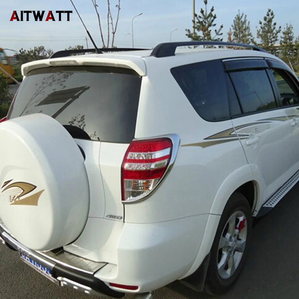 سقف لتويوتا rav4 rav 4 2009 2010 2011 2012 ناقلات الأمتعة سقف رف الأمتعة سقف سبائك الألومنيوم أسود حامل 2 قطع