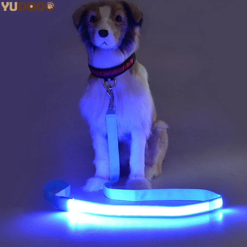 120cm Nylon LED Pet Leash, Night Safety Flashing Glow Pet Supplies Dogs