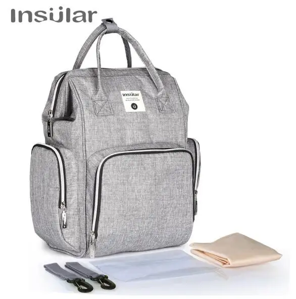

Free Shipping Multi-function Mommy Bags Diaper Bag Backpack Baby Care Nappy Bags Waterproof Fashion and Durable Large Capacity
