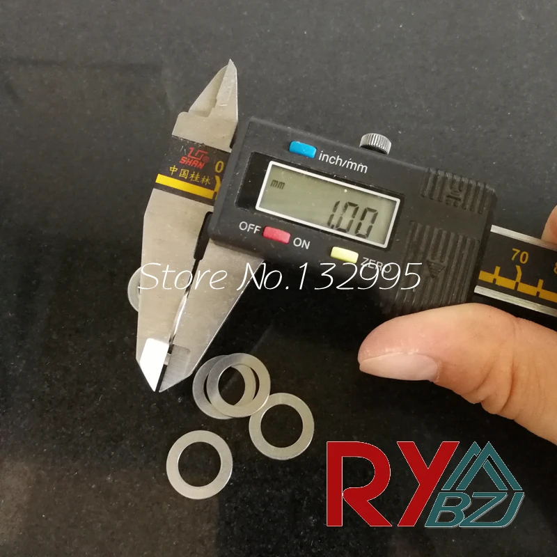 Stainless steel Flat Washer Ultrathin gasket Ultra-thin shim M3 M4 M5 Thickness 0.1 0.2 0.3 0.5 1