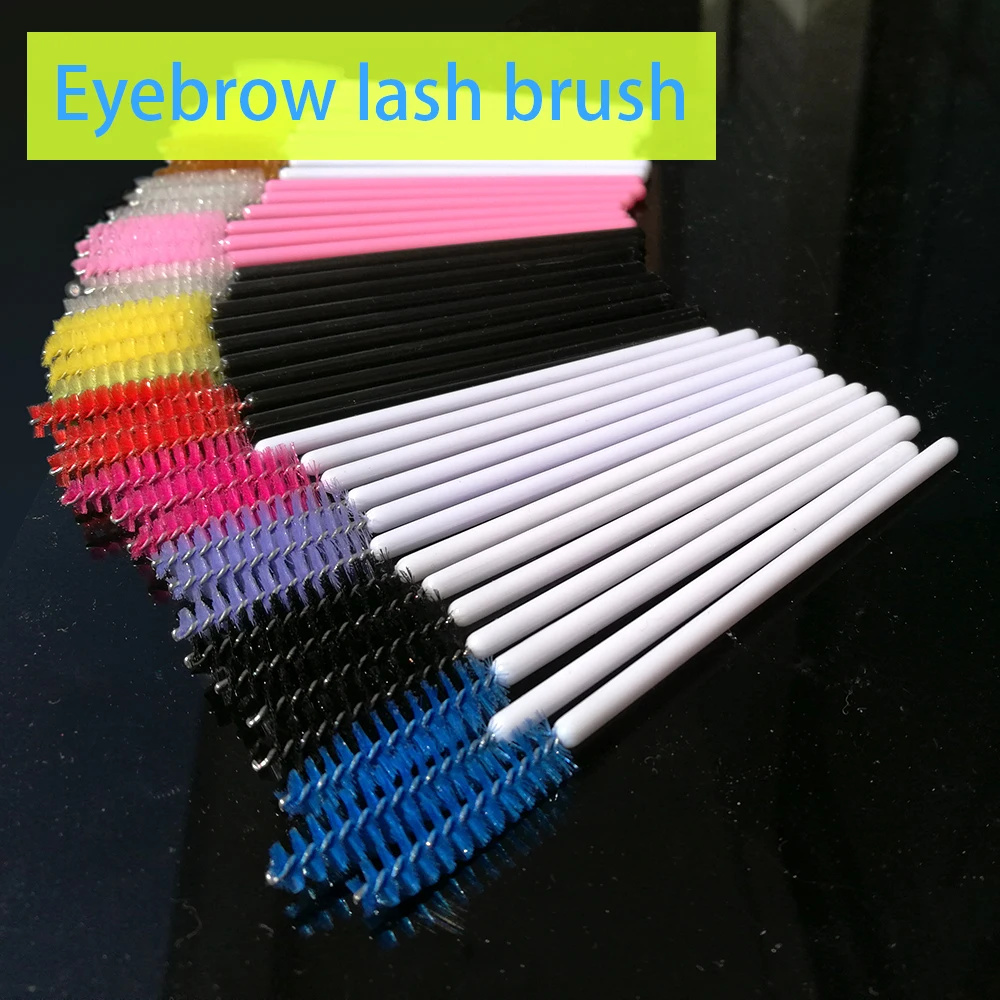 

100pcs Free shipping False Eyelash Extension Mascara Disposable Mascara Wand Brush