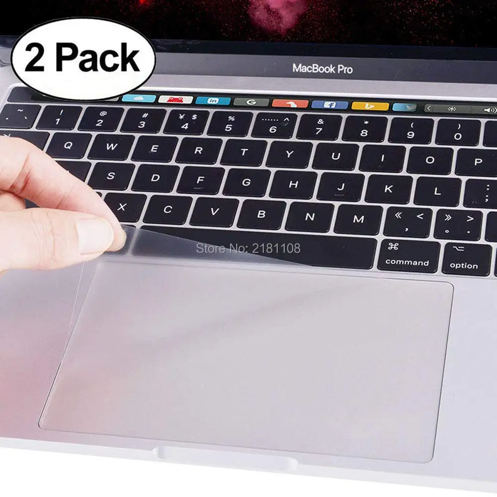 2 шт Ясно царапинам трекпад протектор Touchpad кожного покрова для новые Macbook Pro 13 "A1708 15" a1990A1707 12 "A1534