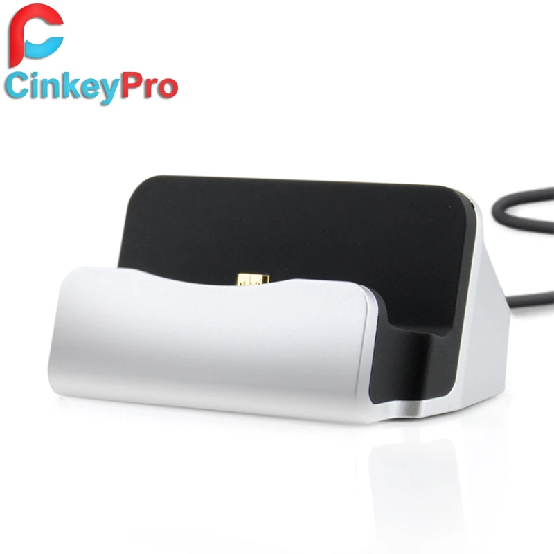 CinkeyPro Desktop Charger Dock Station Micro USB Sync Adapter Mobile Smart Phone Charging Device For Android Phone Universal