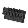 A Set Right handed 6 String Flat Saddle Single Tremolo Guitar Bridge System for Electric Guitar Black Chrome ► Photo 3/6