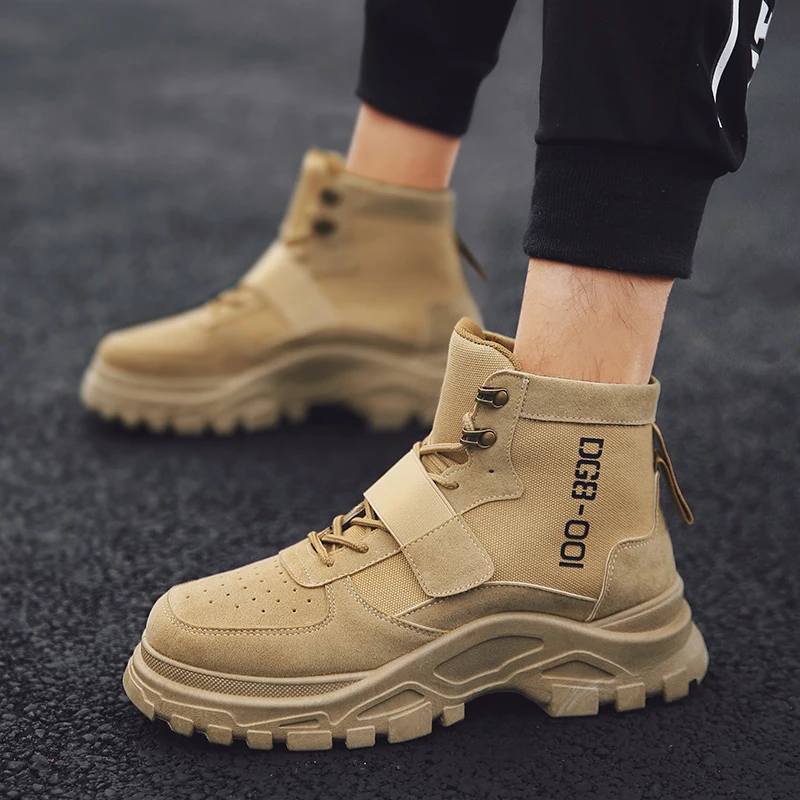 

Thestron Boots Men Ankle Boots for Men Black Platform Shoes Non Slip Male Ankle Shoes Casual 2018 Fashion Designer Shoes Brand
