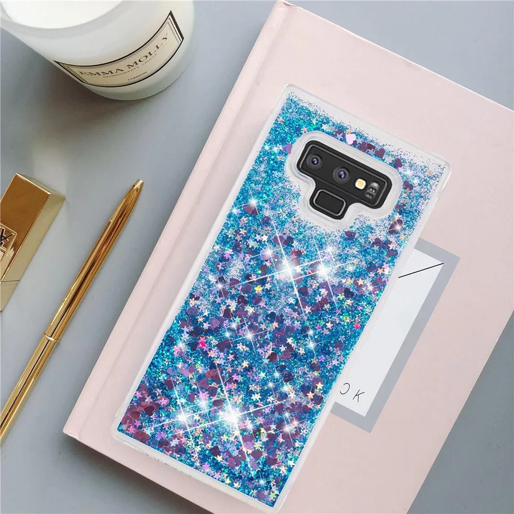 Liquid Glitter Case For Coque Samsung Galaxy Note 9 8 Case Soft Silicone TPU Phone Cases For Samsung Galaxy S9 S8 Plus Note 9 8  (2)