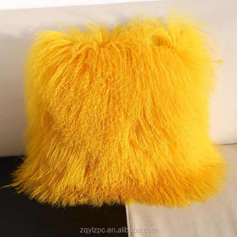 ALICEFUR Custom size new design mongolian lamb fur protective Cushion Pillow Cover (6).jpg
