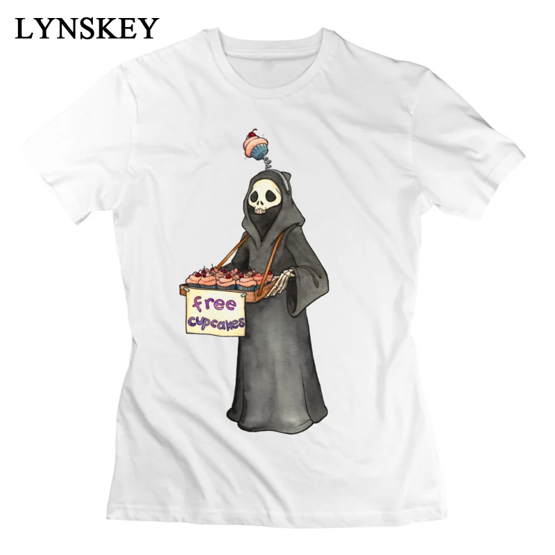 LYNSKEY Women T-Shirts Slim Fit Family Tops Tees Summer Fall 100% Cotton Round Neck Short Sleeve Slim Fit Free Cupcakes Sweatshirts black