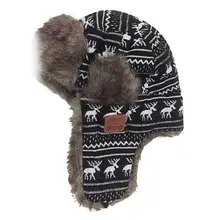 Женские мужские унисекс беспроводные Bluetooth наушники зимняя охотничья шапка утолщенная искусственная флисовая Регулируемая пряжка охотничья Кепка с Contro