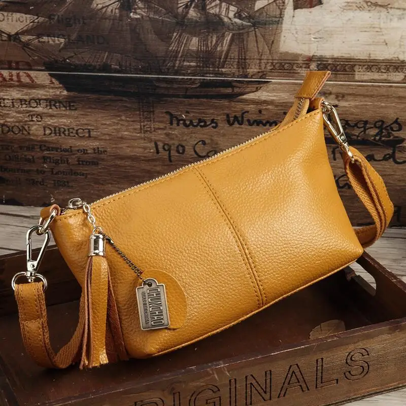 

Famous Brand Genuine Leather Women Messenger Bag Female Shoulder Bags Summer Women handbags Female Crossbody Bag Fashion New