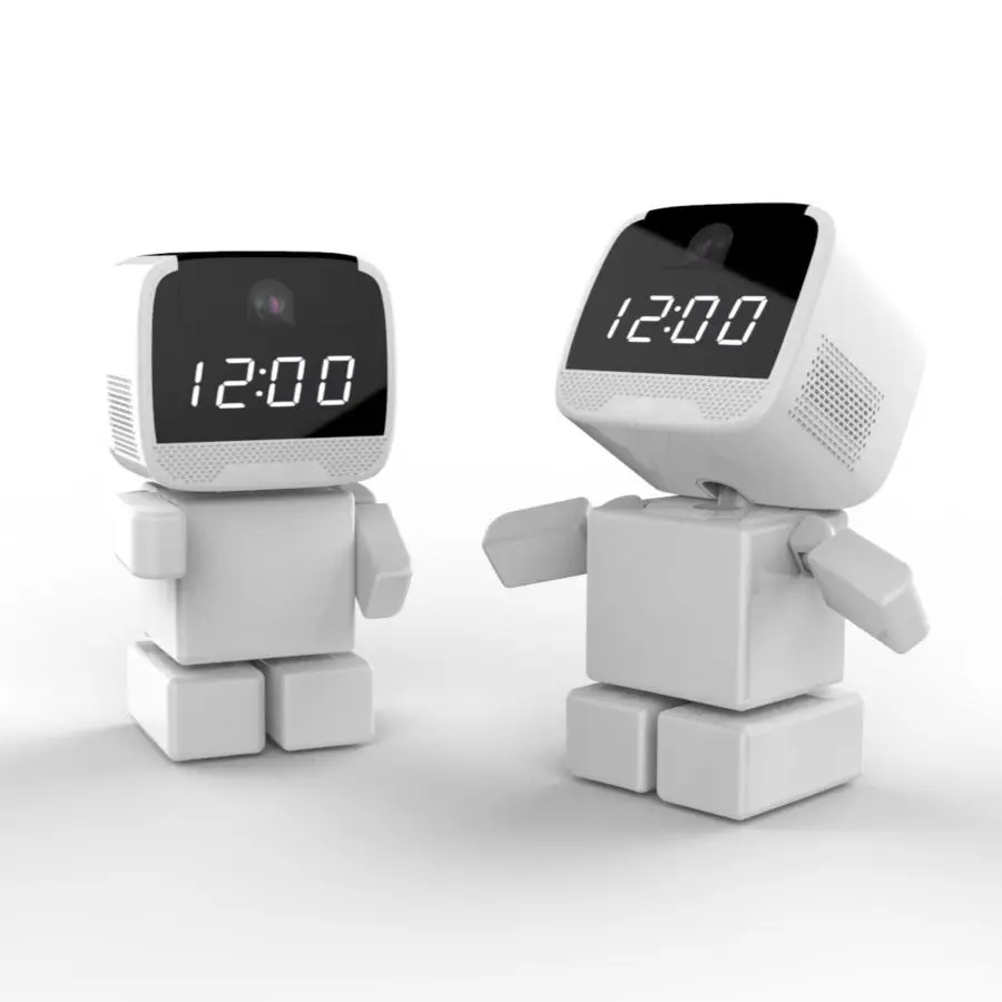 

Wireless Robot 960P IP Camera Clock Network CCTV HD Baby Monitor Remote Control Home Security WiFi Camera Night Vision