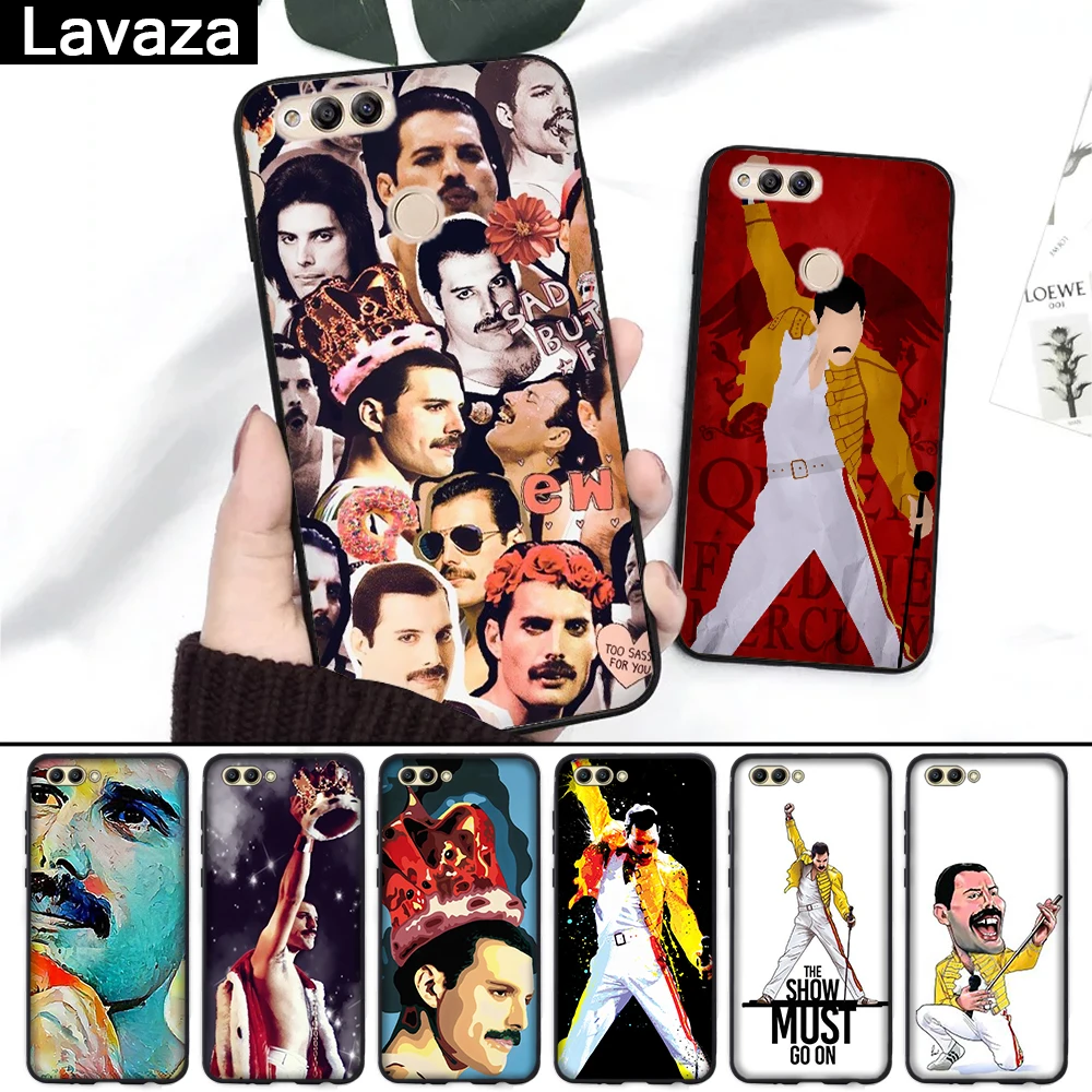 

Lavaza Freddie Mercury Queen band Silicone Case for Huawei Honor 6A 7A 3GB Pro 7X 8 Lite 8X 8C 9 Note 10
