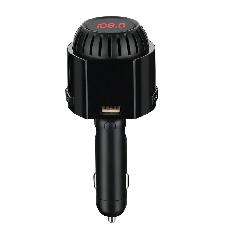 Car FM Transmitter MP3 Player Car Wireless Hands-free Bluetooth Stereo Audio Adapter Support TF Card USB Output 5V 2.1A 40NT14 (6)