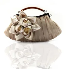 Apricot Chinesischen frauen Satin Handtaschen-kupplungs-partei-brautabendtasche Tasche Hand Geldbeutel-verfassungs-beutel Freie Verschiffen 0005-B