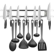 SDFC-18 дюймовый Магнитный Держатель ножей из нержавеющей стали с сильным магнитом широкий нож полоса ножа бар и универсальное использование м