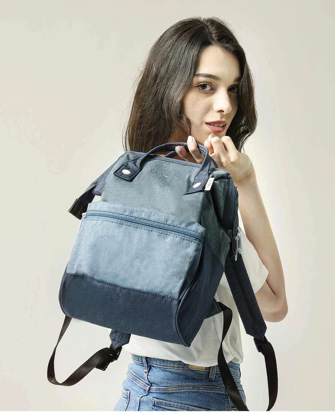 Xiaomi Youpin anello Colorful backpack Lightweight fabric Shock absorber sponge Easy storage Fashion backpack