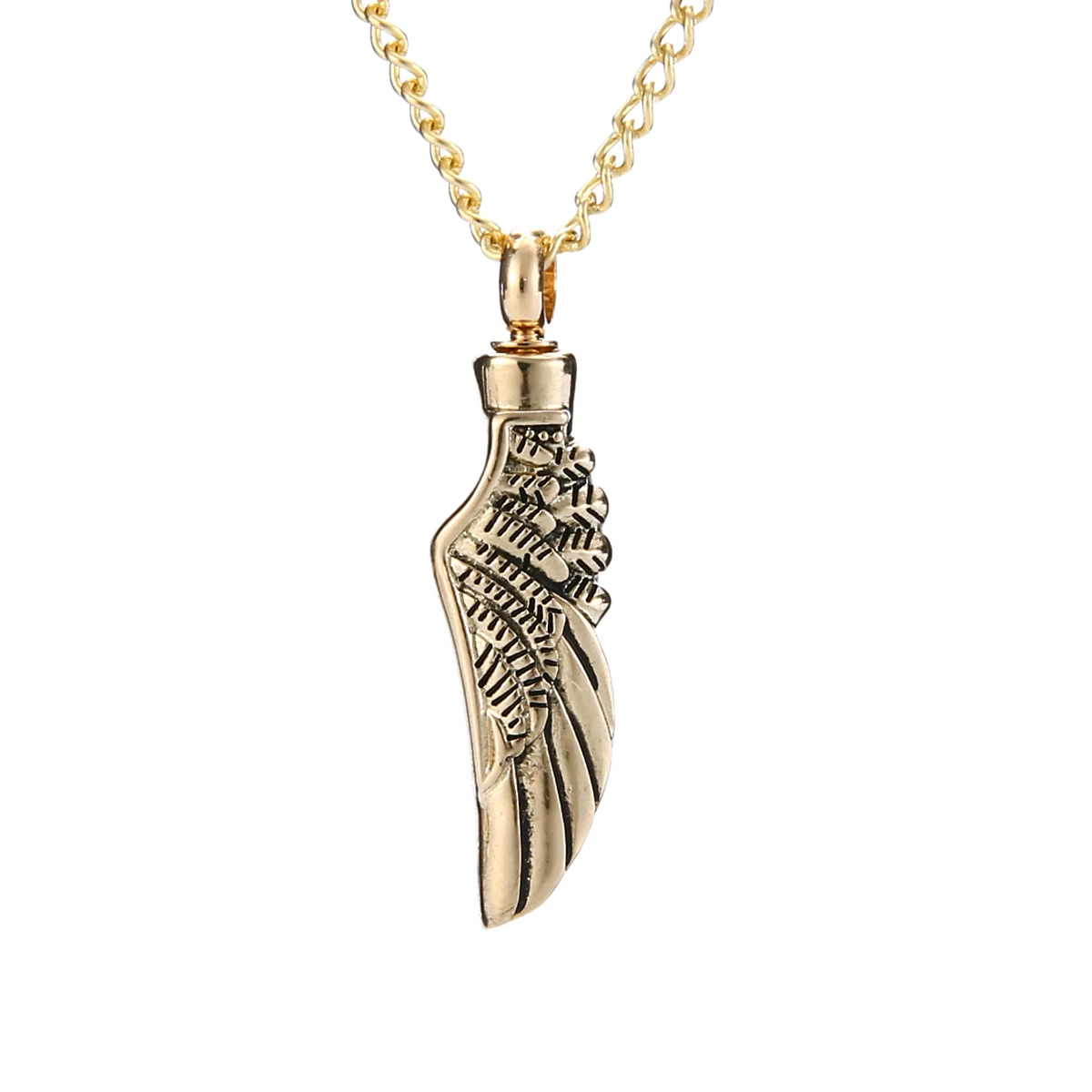 Shellhard Gold Color Urn Cremation Pendant Necklace Vintage Love Heart Ash Holder Mini Keepsake Necklaces Memorial Jewelry