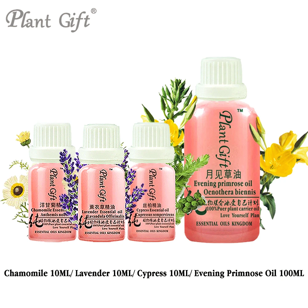

Moisturizing, Hydrating, Anti Sensitive, Acne Scars 100% Natural Chamomile / Lavender / Cypress / Evening Primnose Oil 10ml