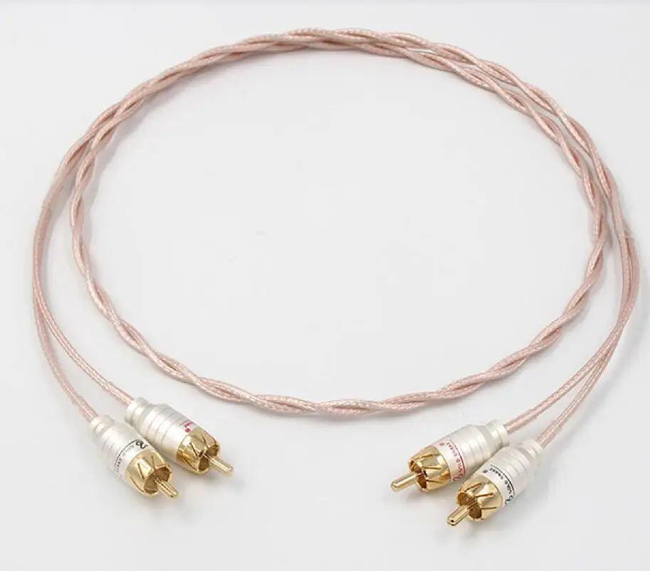 HIFI 2RCA to 2 RCA Audio Cable OFC AV TV DVD Amplifier Subwoofer Soundbar Speaker Wire | Электроника
