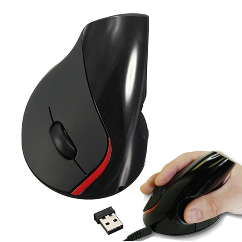 Ergonomic Design USB Vertical Optical Mouse Wrist Healing Confort for Computer