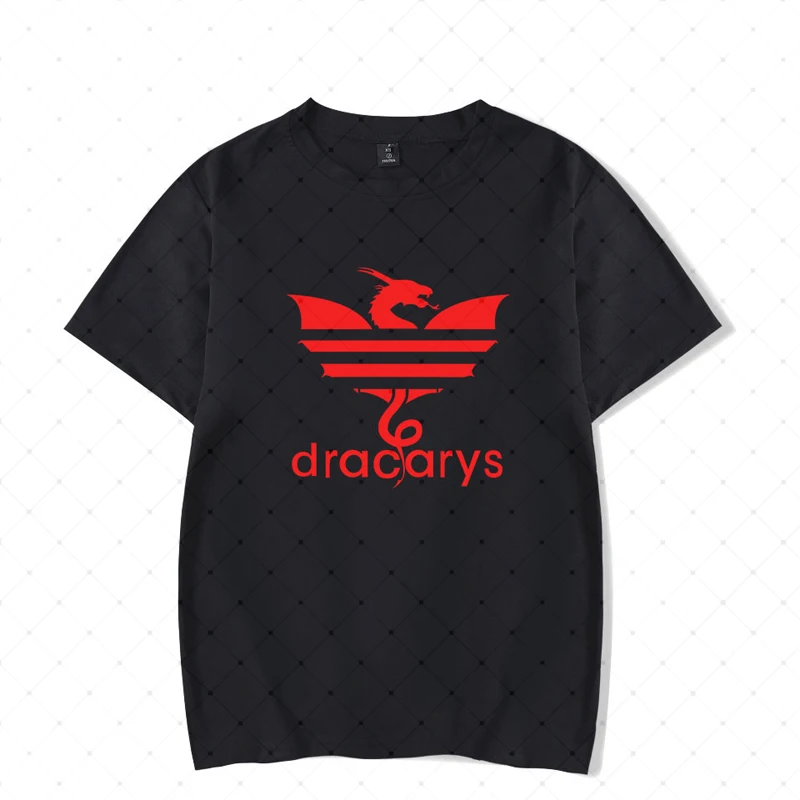 Футболка с принтом из американской драмы power Game Dracarys Dragon Flame Мужская рубашка