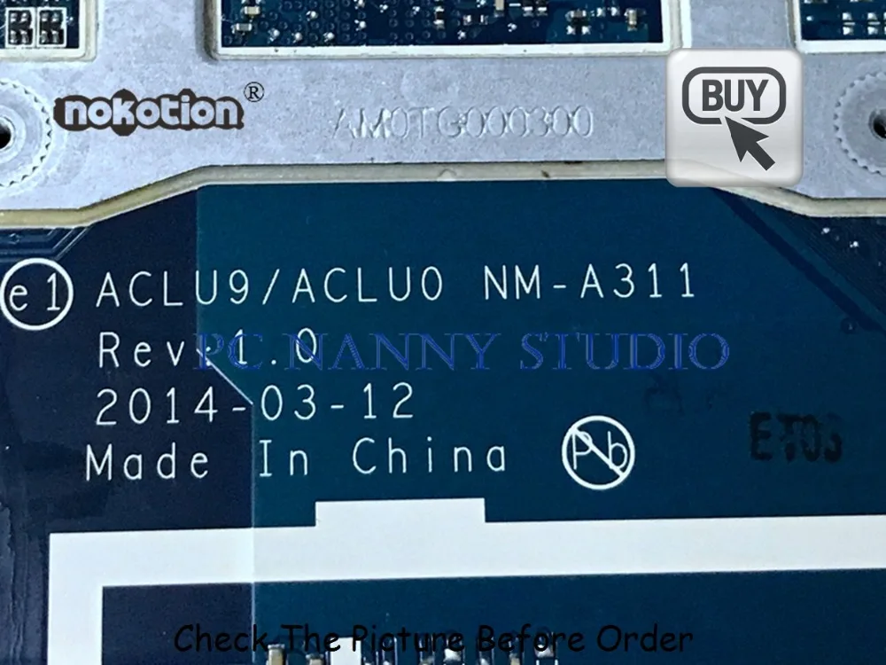 Placa-mãe para Computador Portátil Lenovo G50 Aclu9 Aclu0 Cabeçote N2840 Ddr3 Testada Placa-mãe para notebook - Imagem 3
