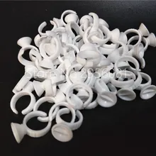 500 шт./лот одноразовые бровей малое кольцо чашки для пластиковых татуировки чернильнице татуировки перманентного макияжа губ обладатель Кубка