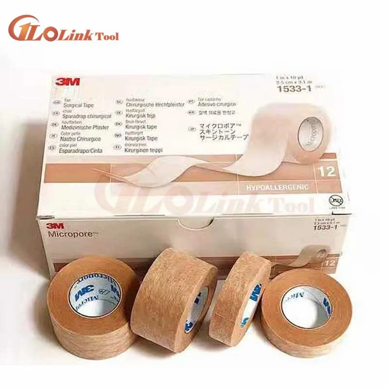 

3M Micropore Tape lashes eyelid tape lash eyelash tape Extensions Tools Gentel On Skin apprication anti-allergy tape