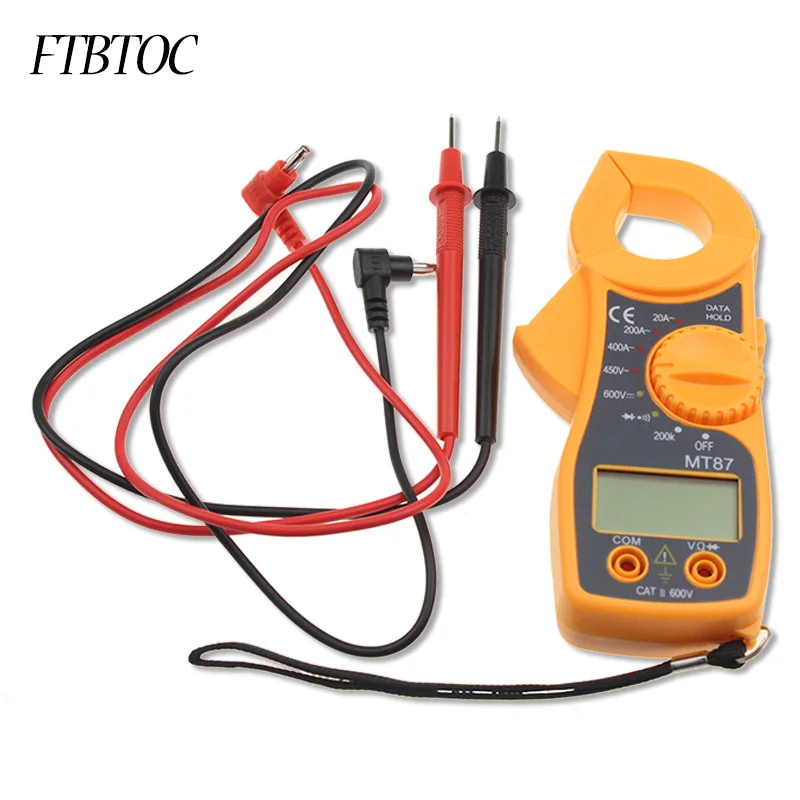 FTBTOC MT87 Цифровой мультиметр Amper токоизмерительный зажим клещи