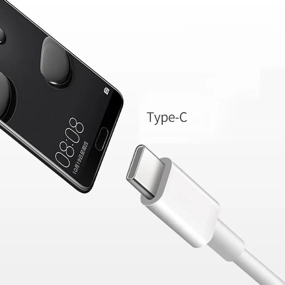 USB цифровой стерео аудио TypeC в ухо наушники Xiaomi samsung HUAWEI Спорт проводной микрофон
