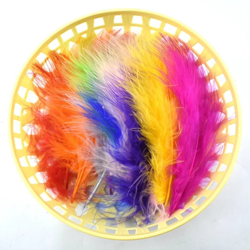 

beautiful Fluffy Marabou Feathers for for crafts party decoration 10-15CM DIY colored natural feathers for jewelry making plume