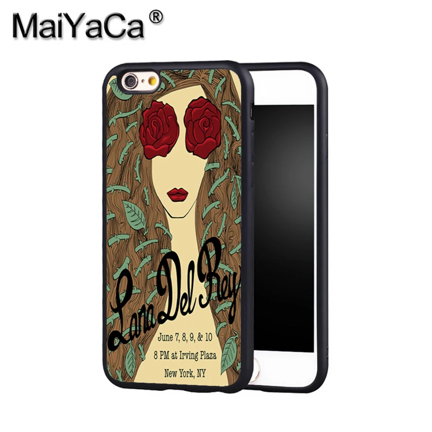 MaiYaCa Лана Дель Рей art 10 Телефон чехол для Iphone X 8 6 S плюс 7 Plus 5 5S 5C 4S SE Принт мягкий